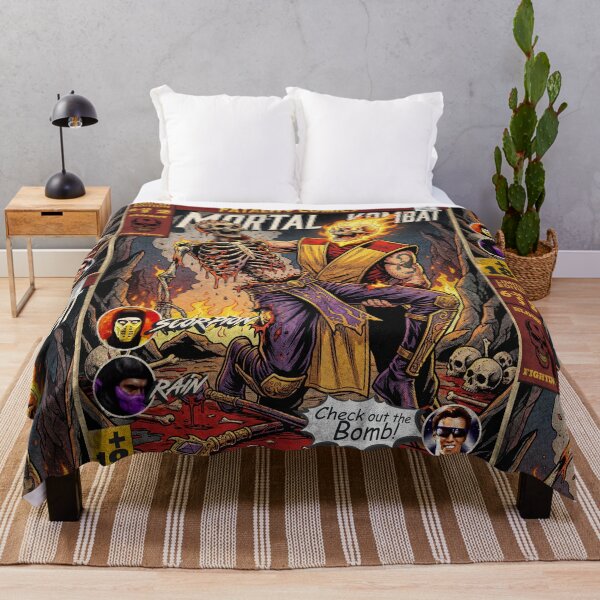 Item preview, Mortal Kombat Scorpion Vintage Comic Cover Art designed and sold by Back2Collage.