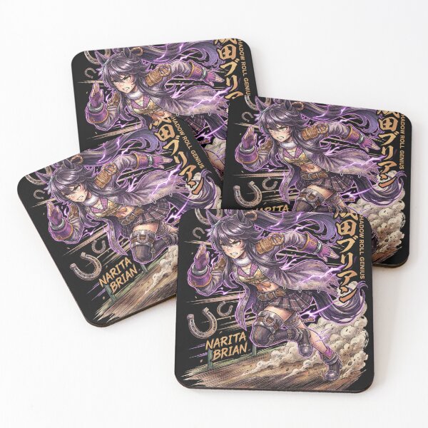 Item preview, Narita Brian Umamusume Pretty Derby Horse Girl Racing Idol Shadow Roll Triple Crown Dark Horse Fan Art Portrait Poster T-Shirt Sticker Print Gift designed and sold by Senpaiwaves.