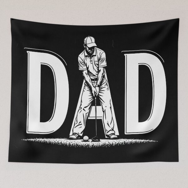 Item preview, Golfing Dad retro vintage designed and sold by MKV Design.