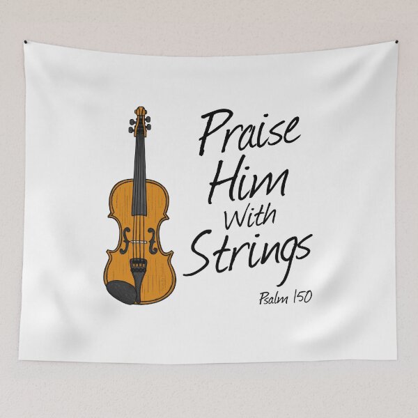 Item preview, Violin, Praise Him With Strings, Church Violinist designed and sold by doodlerob.