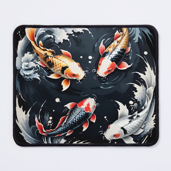 Item preview, The beauty of koi reflected in dark gentle water. designed and sold by MissYouONLY.