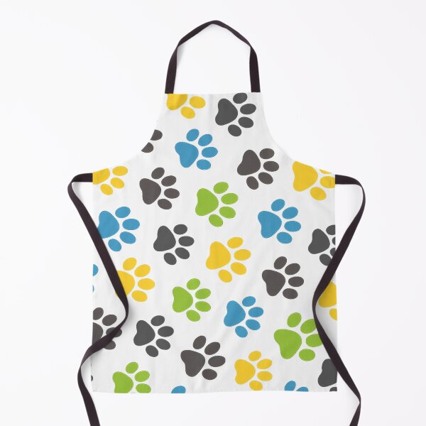 Item preview, Rainbow Paw Prints Pattern - Colorful Cute Cat & Dog Paws Aesthetic designed and sold by ChameraDesign.