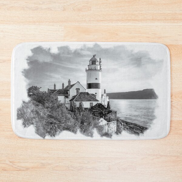 Item preview, Cloch Lighthouse Watercolour designed and sold by RJW Images.