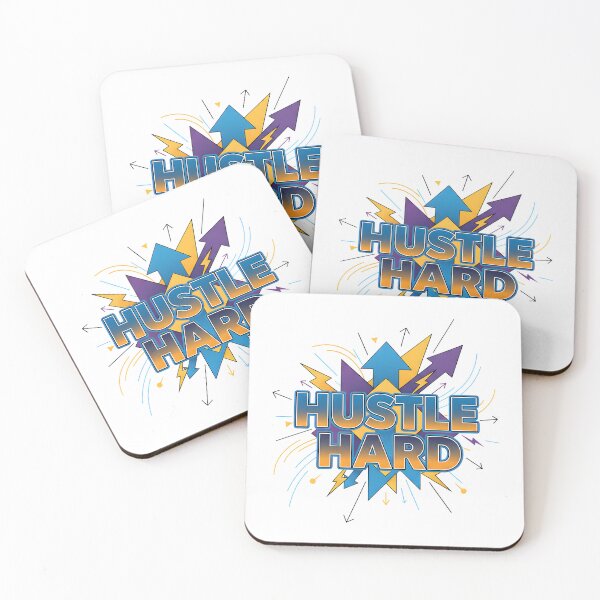Item preview, BEST SELLER Hustle Hard Gift for Driven Achievers designed and sold by Gilded Dreams.