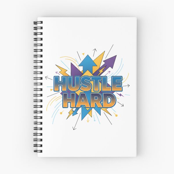 Item preview, BEST SELLER Hustle Hard Gift for Driven Achievers designed and sold by Gilded Dreams.
