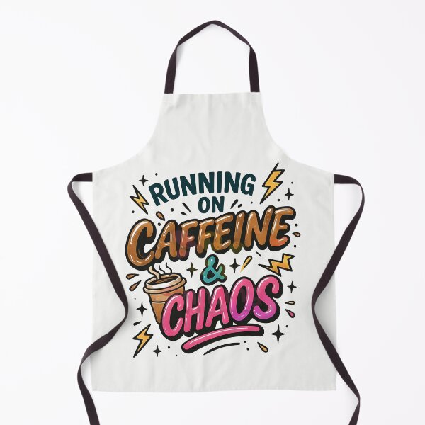 Item preview, Running on Caffeine and Chaos - Funny Relatable Quote. designed and sold by Artistry-Nadia.