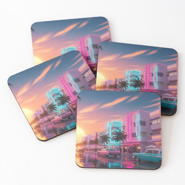 Item preview, Miami retro designed and sold by RadiantGraphics.