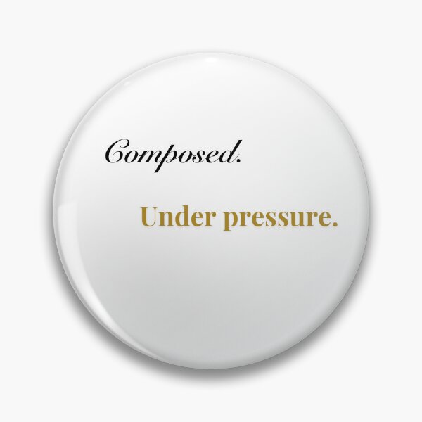 Item preview, Composed Under Pressure – Elegant Minimalist Typography designed and sold by Kindloom.