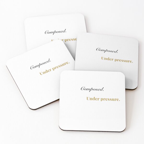 Item preview, Composed Under Pressure – Elegant Minimalist Typography designed and sold by Kindloom.