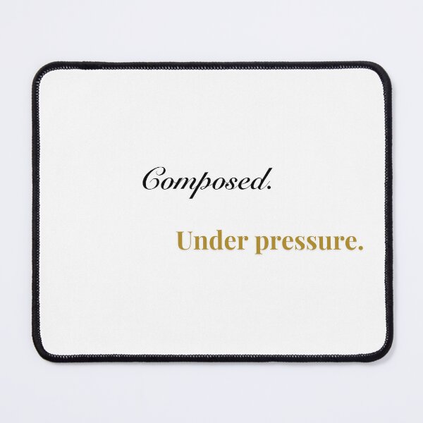 Item preview, Composed Under Pressure – Elegant Minimalist Typography designed and sold by Kindloom.