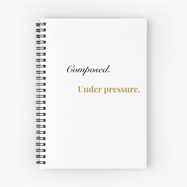 Item preview, Composed Under Pressure – Elegant Minimalist Typography designed and sold by Kindloom.
