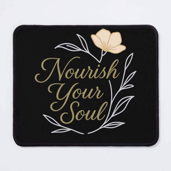 Item preview, Nourish Your Soul Aesthetic Sticker - Mental Health Affirmation designed and sold by PrintMod.