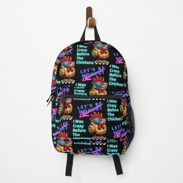 Item preview, Let's Be Honest I Was Crazy Before The Chickens designed and sold by MK-Charlie.