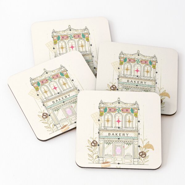 Item preview, Magical Bakery Illustration – Dreamy Cake Shop with Floating Desserts designed and sold by Sugar Wisdom .