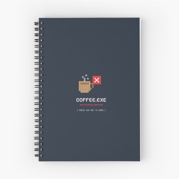 Item preview, Coffee Exe Stopped Working Pixel Art designed and sold by vektor42 .