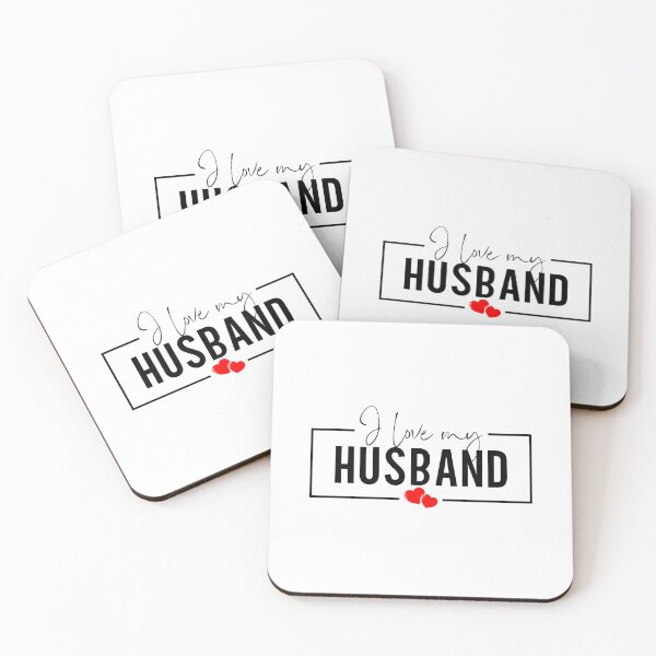 Item preview, I Love My Husband - Perfect Love Typography Gift designed and sold by HGstudioDesign.