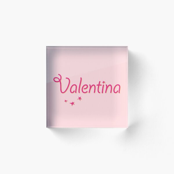 Item preview, My Name is Valentina designed and sold by CharlottePlaceArt.