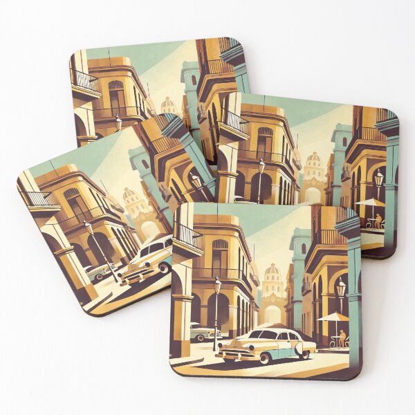 Item preview, Havana Golden Streets – Tropical Nights designed and sold by konkav.