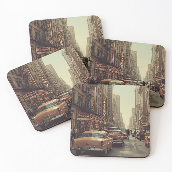 Item preview, Nostalgic Boulevard in Golden Hour designed and sold by Looyoursellf.