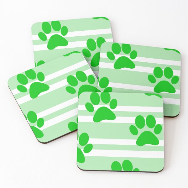 Item preview, Rainbow Paw Prints Pattern - Colorful Cute Cat & Dog Paws Aesthetic designed and sold by ChameraDesign.