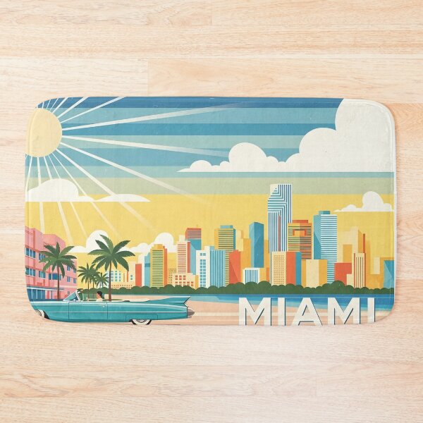 Item preview, Miami retro designed and sold by RadiantGraphics.