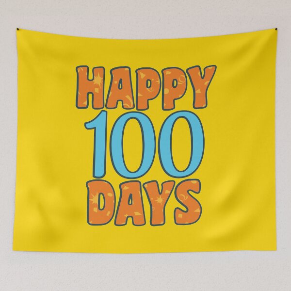 Item preview, Happy 100 days celebration designed and sold by Think4Prints.