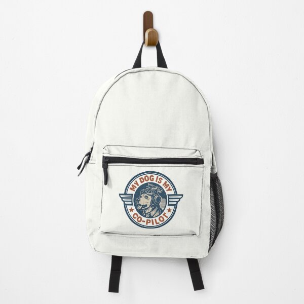 Item preview, My Dog Is My Co-Pilot Sticker - Vintage Dog Lover Design designed and sold by PrintMod.