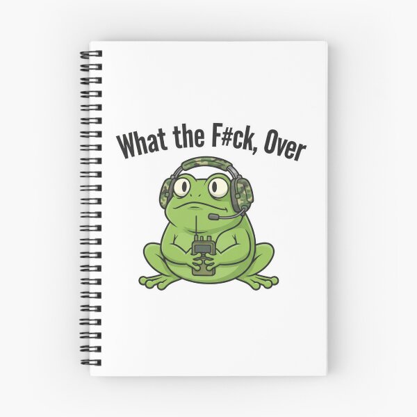 Item preview, Funny Tactical Frog What the Fuck Over Military Radio Operator Humor designed and sold by Selloria.