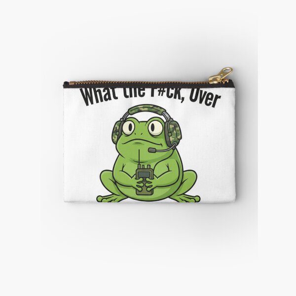Item preview, Funny Tactical Frog What the Fuck Over Military Radio Operator Humor designed and sold by Selloria.