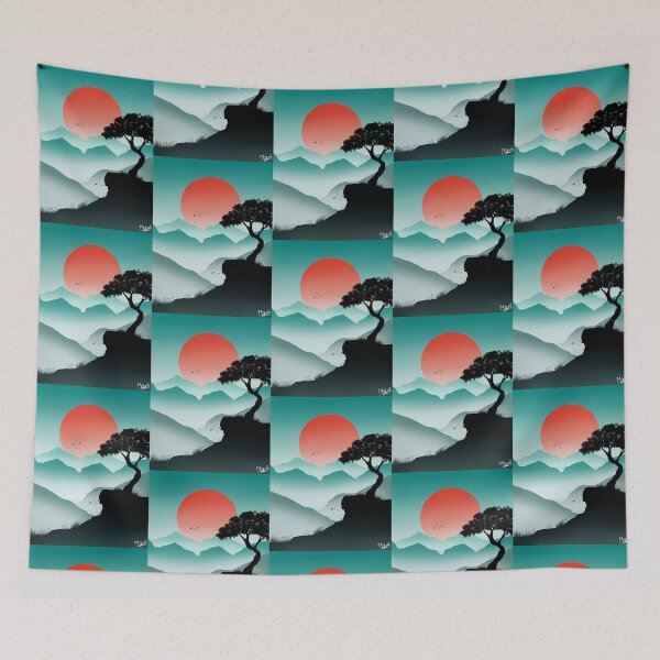 Item preview, Simple sunset landscape  designed and sold by Mouni1309.