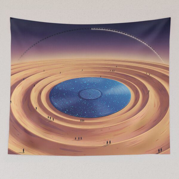 Item preview, Orbital Vinyl Arena – Space Groove designed and sold by konkav.