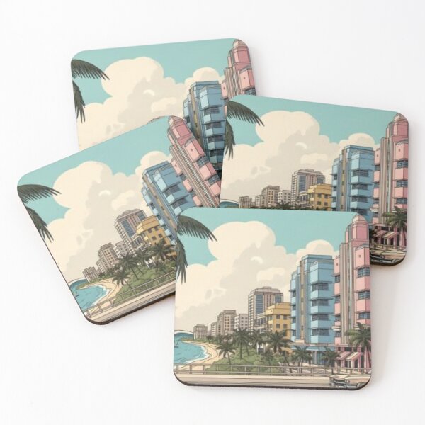 Item preview, Miami retro designed and sold by RadiantGraphics.