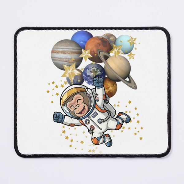 Item preview, Space Monkey Adventure – Beak Bros Junior Astronaut with Planet Balloons ?✨ designed and sold by BeakBros.