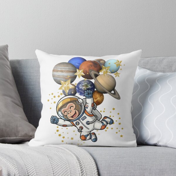 Item preview, Space Monkey Adventure – Beak Bros Junior Astronaut with Planet Balloons ?✨ designed and sold by BeakBros.