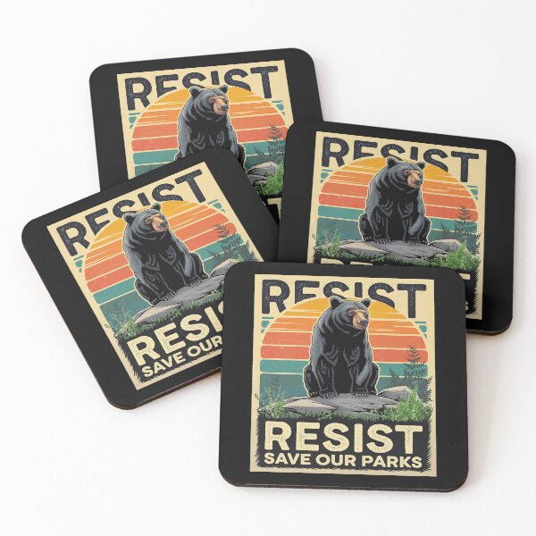 Item preview, Womens Resist Save Our Parks Alt US National Parks Bear Nature  designed and sold by DigitaldeligArt.