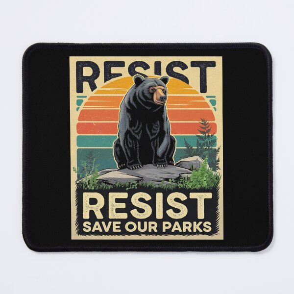 Item preview, Womens Resist Save Our Parks Alt US National Parks Bear Nature designed and sold by DigitaldeligArt.