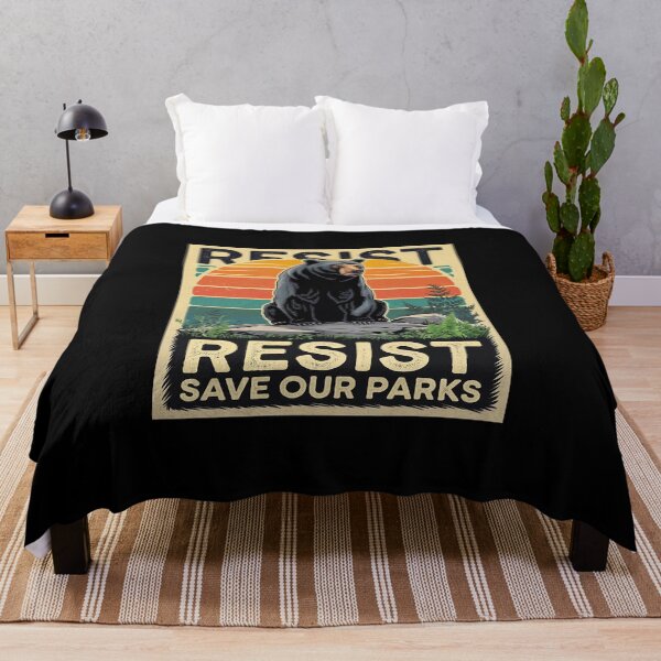Item preview, Womens Resist Save Our Parks Alt US National Parks Bear Nature  designed and sold by DigitaldeligArt.