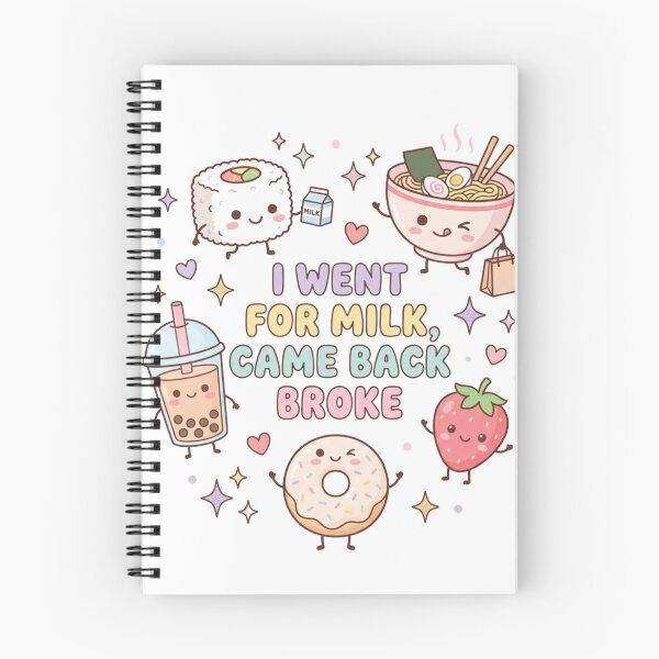 Item preview, I Went For Milk Came Back Broke Kawaii Food designed and sold by anass002.
