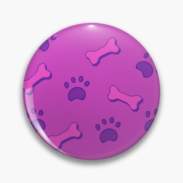 Item preview, Magenta Rainbow Paw Prints Pattern - Colorful Cute Cat & Dog Paws Aesthetic Magenta designed and sold by ChameraDesign.