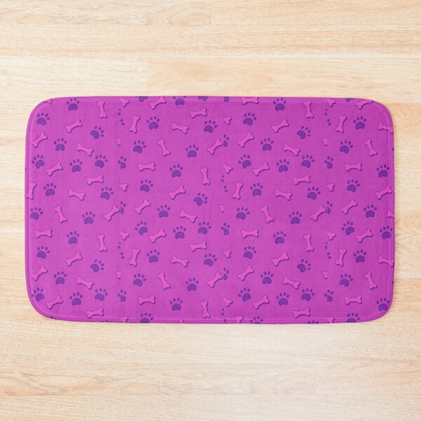 Item preview, Magenta Rainbow Paw Prints Pattern - Colorful Cute Cat & Dog Paws Aesthetic Magenta designed and sold by ChameraDesign.