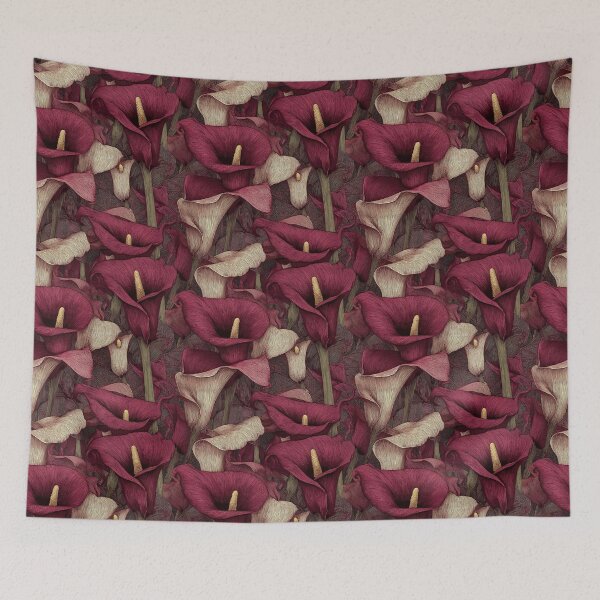 Item preview, Flourishing Calla Lilies Flower  - Birthday Flower Pattern  - Gifts For Guys designed and sold by RoyalStarsPatts.