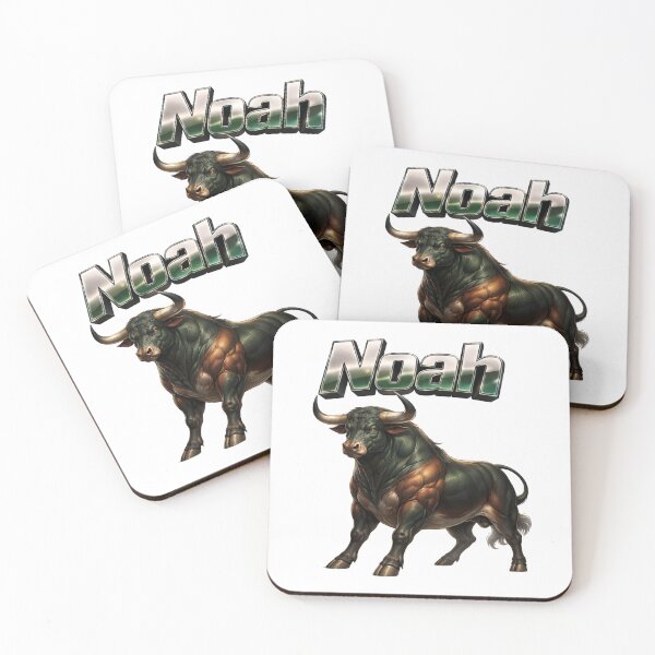 Item preview, Noah Year of the Ox Eastern Zodiac Bull Power Strength Design designed and sold by AlexLineArt.