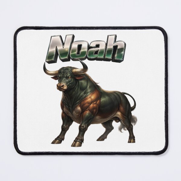Item preview, Noah Year of the Ox Eastern Zodiac Bull Power Strength Design designed and sold by AlexLineArt.