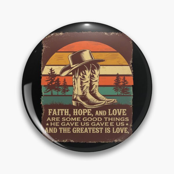 Item preview, He Gave Us and The Greatest is Love Boots Hat Sand  designed and sold by MarkLeedsArt.