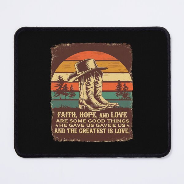 Item preview, He Gave Us and The Greatest is Love Boots Hat Sand designed and sold by MarkLeedsArt.