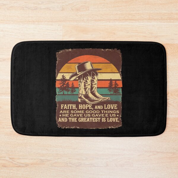 Item preview, He Gave Us and The Greatest is Love Boots Hat Sand designed and sold by MarkLeedsArt.
