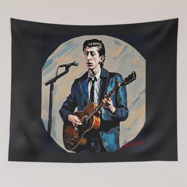Item preview, "Alex Turner: Musical Charisma in Art" designed and sold by Artisticanvas.