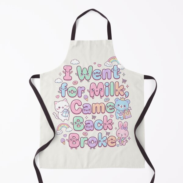 Item preview, I Went For Milk Came Back Broke Kawaii Pastel designed and sold by anass002.