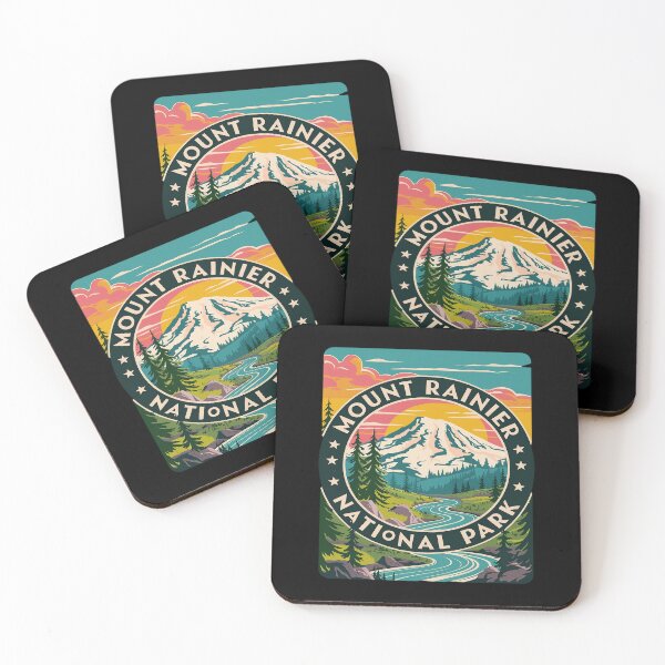 Item preview, Womens Mount Rainier National Park Hiking Camping Outdoor designed and sold by DigitaldeligArt.