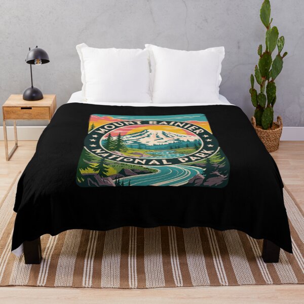 Item preview, Womens Mount Rainier National Park Hiking Camping Outdoor designed and sold by DigitaldeligArt.